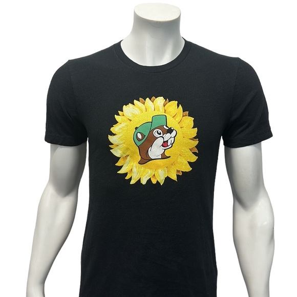Buc-ee’s Black Yellow "You Are My Sunshine" Sunflowers Graphic T-Shirt Adult MD - Picture 5 of 12